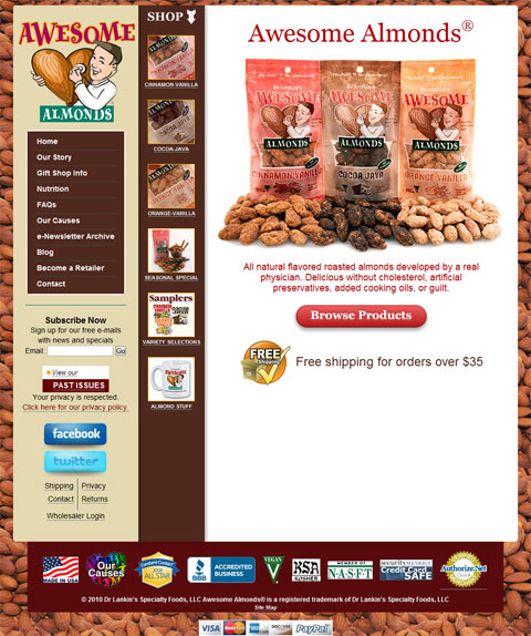 Awesome Almonds Portfolio Thumb