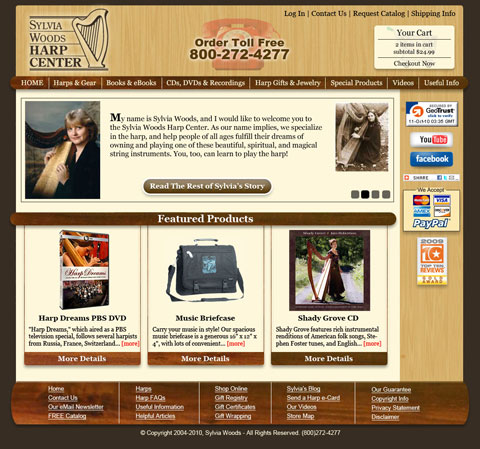 Harpcenter Portfolio Thumb